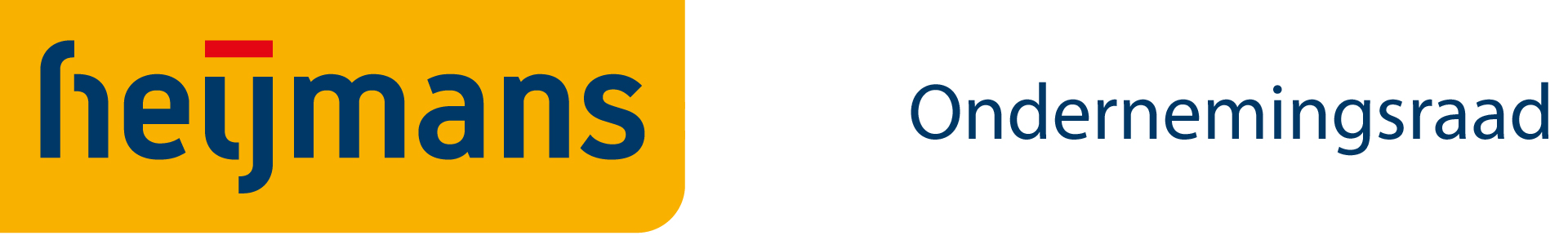 Voorbeeld huisstijl: logo Heijmans met Ondernemingsraad